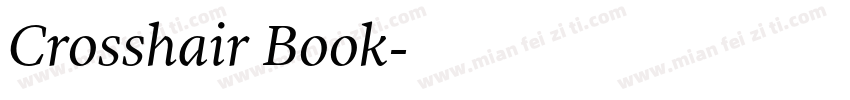 Crosshair Book字体转换